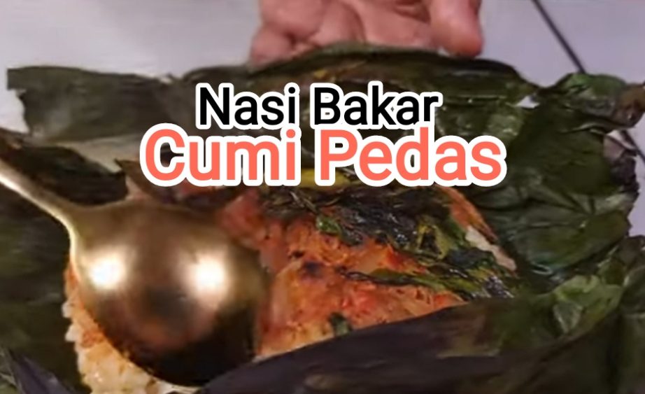 Resep Nasi bakar Cumi pedas