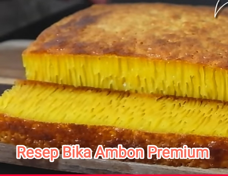 Resep Bingka Ambon Premium Bersarang dan Lembut