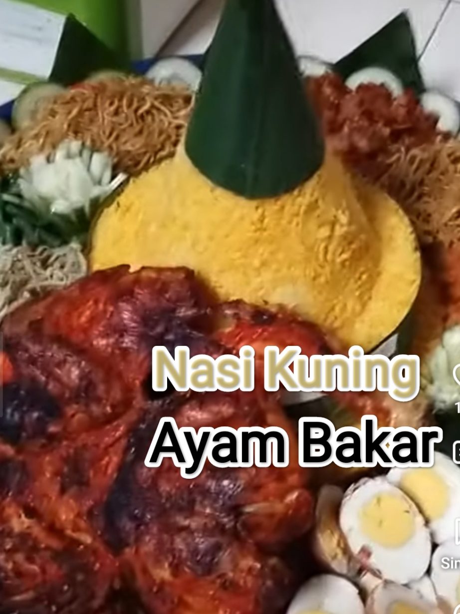 Resep Nasi kuning, ayam goreng & sambel ijo