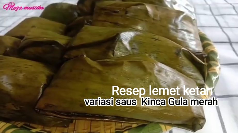 Resep Lemet Ketan Saus Kinca Gula Merah
