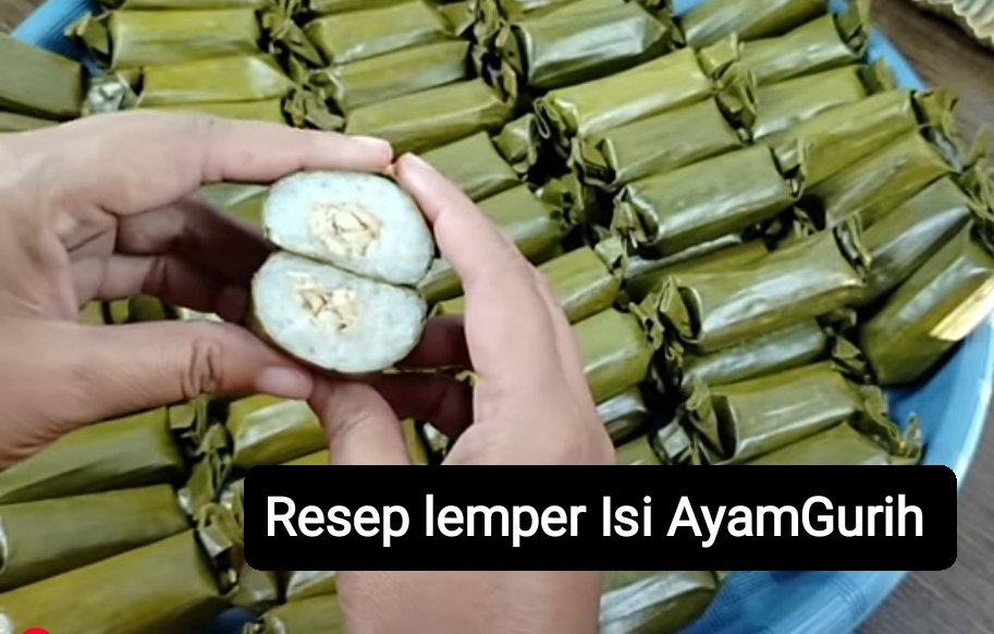Resep Lemper Isi AyamGurih dan Pulen